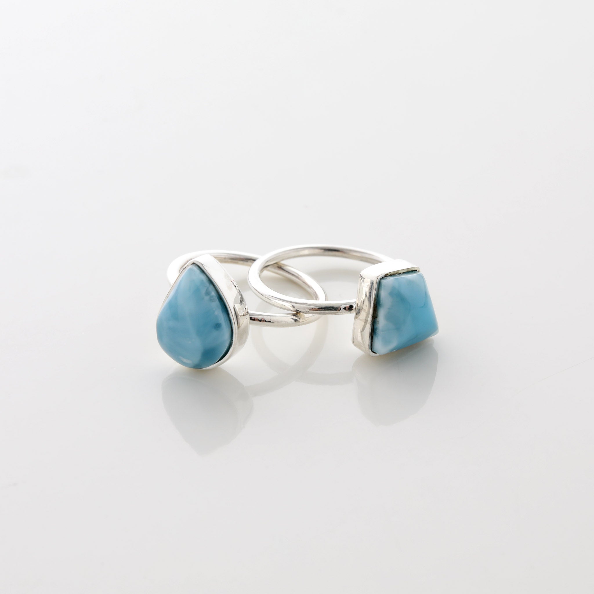 Larimar Stone Ring Set Taylor