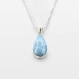 Handmade Teardrop Larimar Pendant Oakley