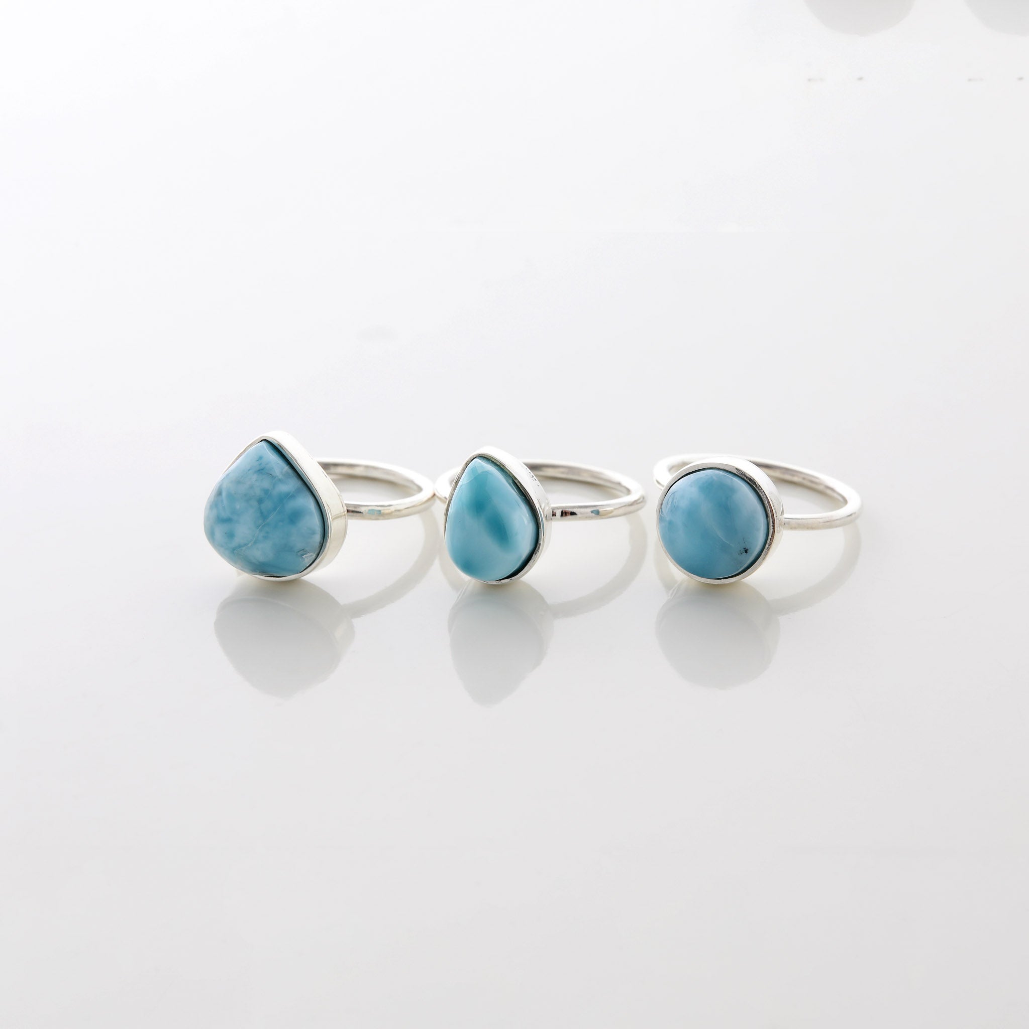 Larimar Ring Trio Trixie