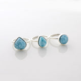 Larimar Ring Trio Trixie