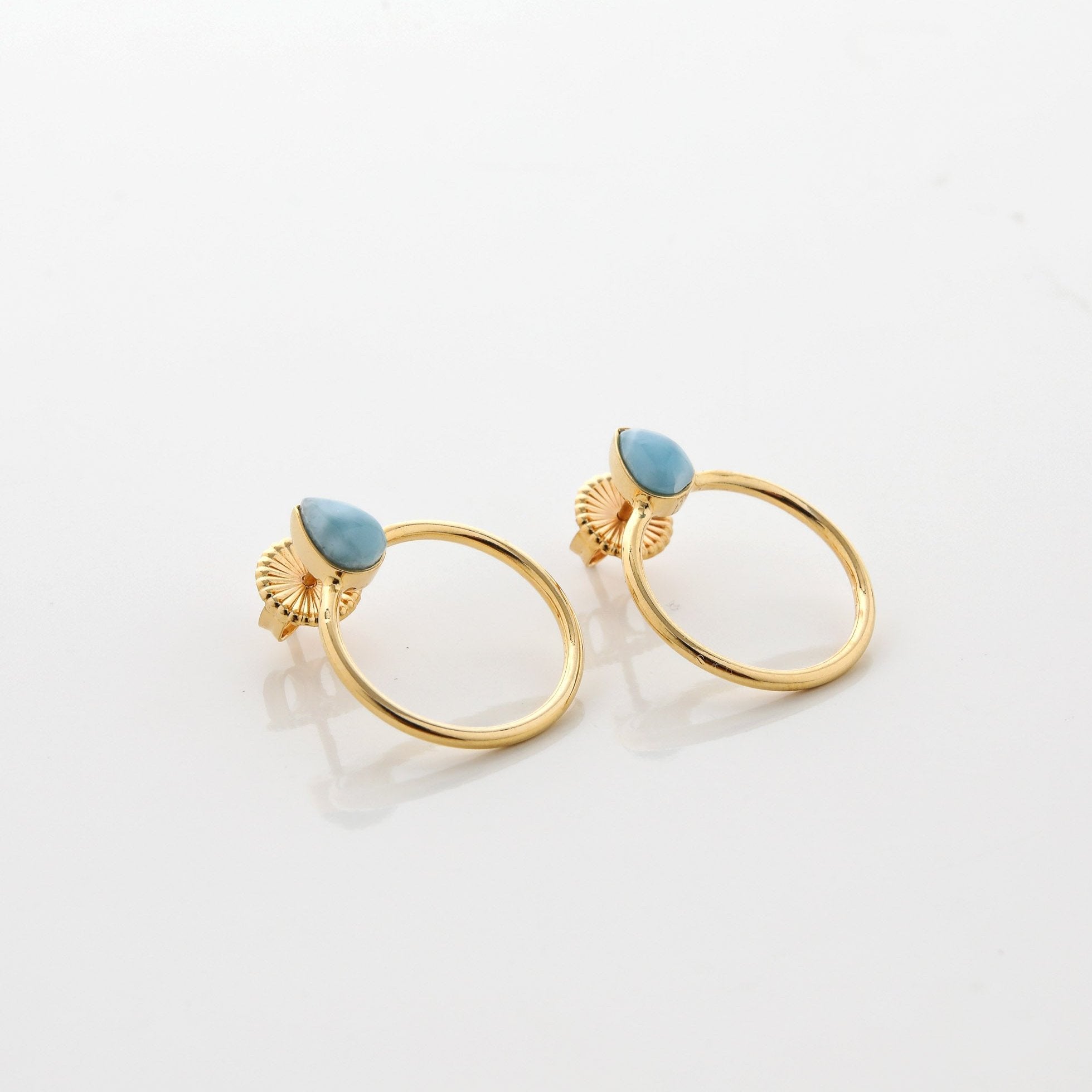 Vermeil Larimar Earrings Vera