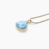 Vermeil Larimar Pendant Palmer