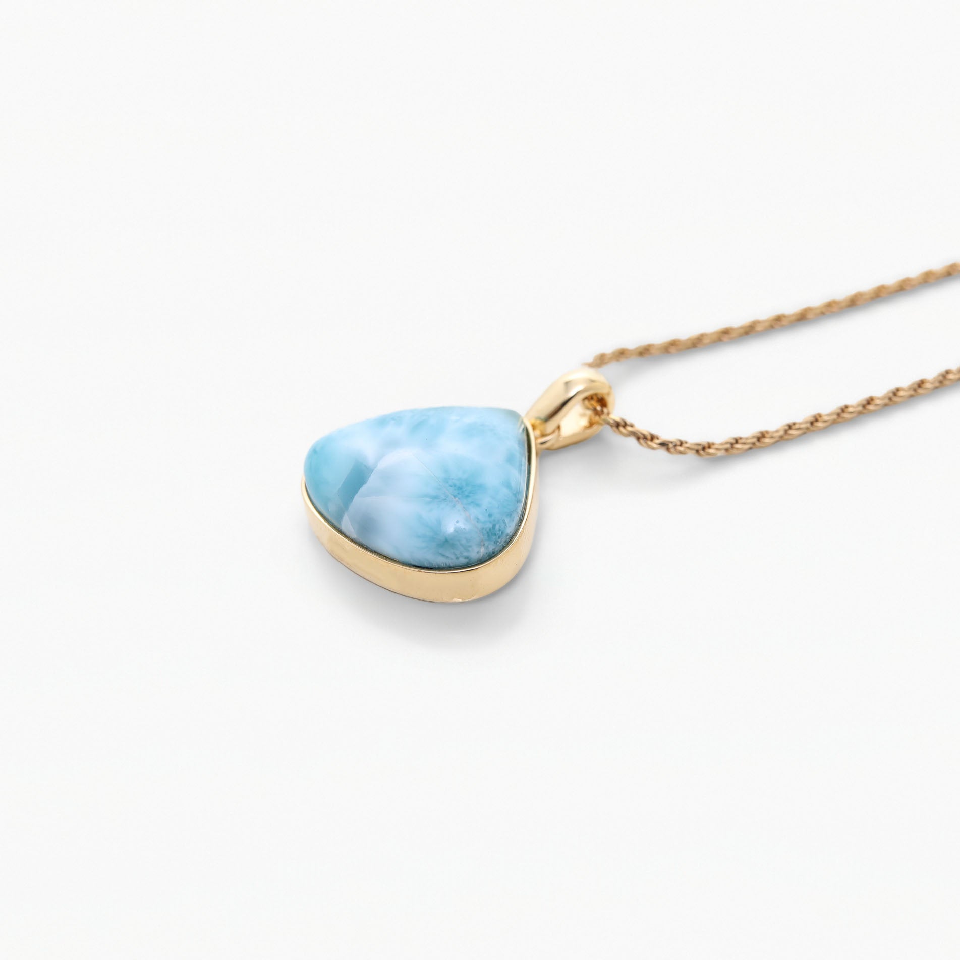 Vermeil Larimar Pendant Palmer