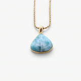 Vermeil Larimar Pendant Palmer