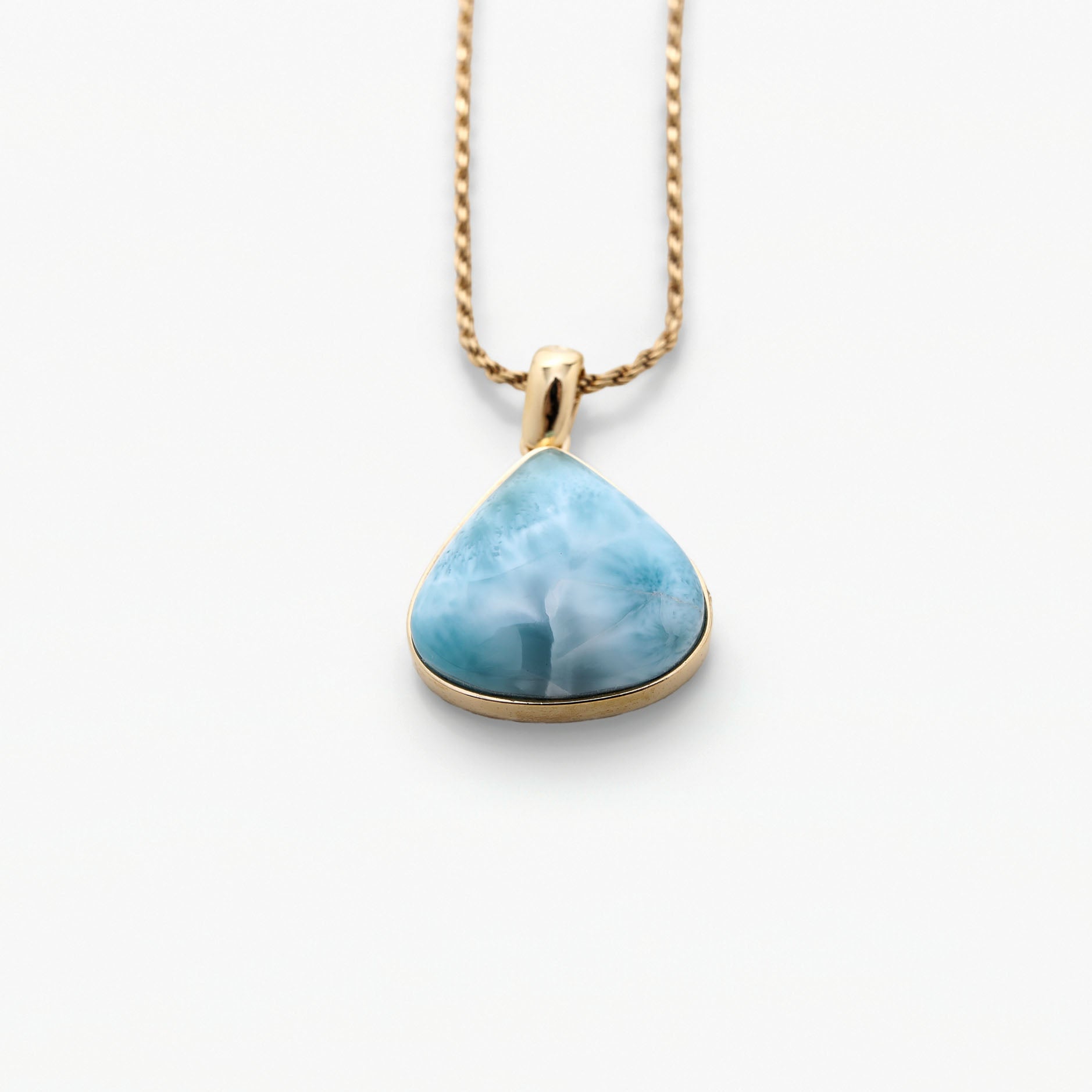 Vermeil Larimar Pendant Palmer