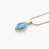 Vermeil Larimar Pendant Vivian