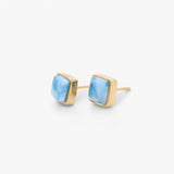 Vermeil Remi Petite Square Studs