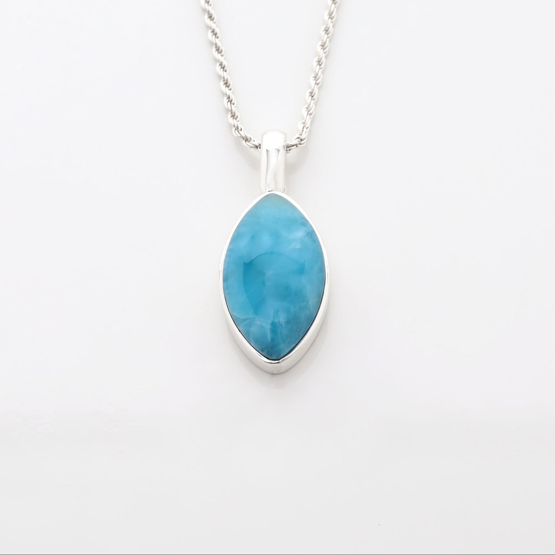 Larimar Pendant Vivian Marquis Cut