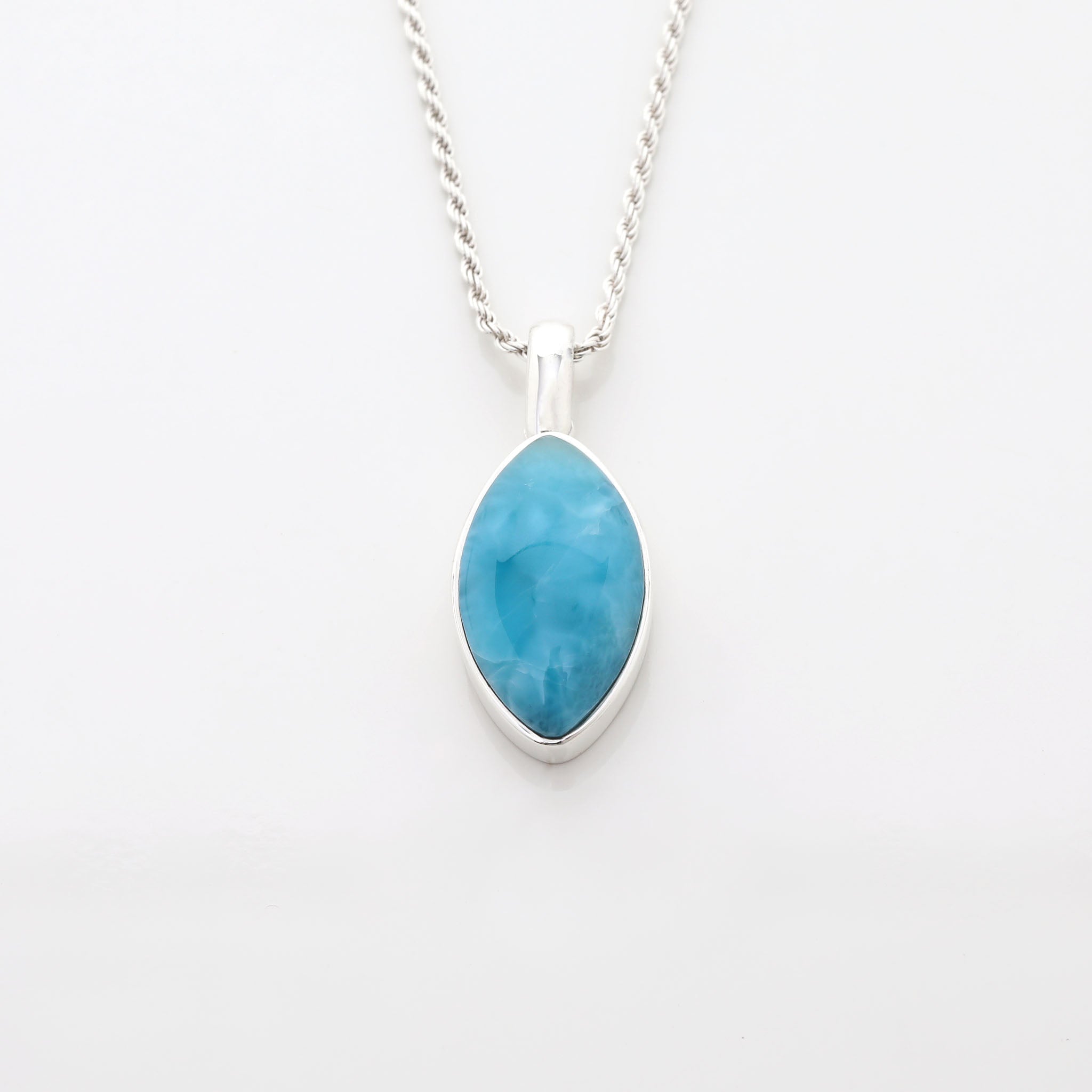 Larimar Pendant Vivian Marquis Cut
