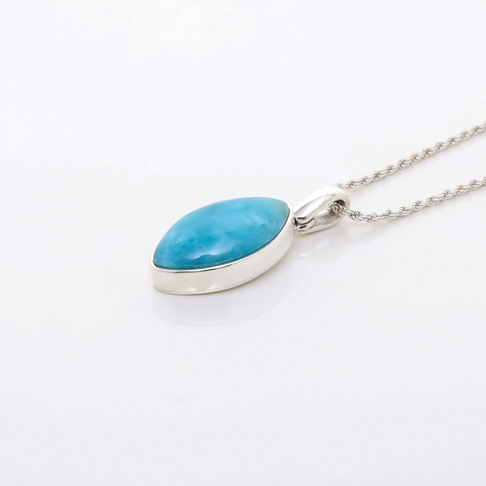 Larimar Pendant Vivian Marquis Cut