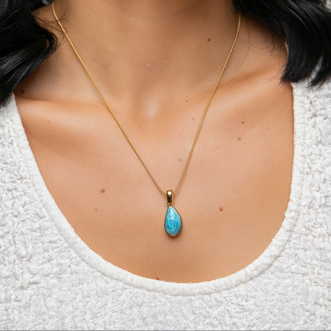 Larimar Pendant Aster