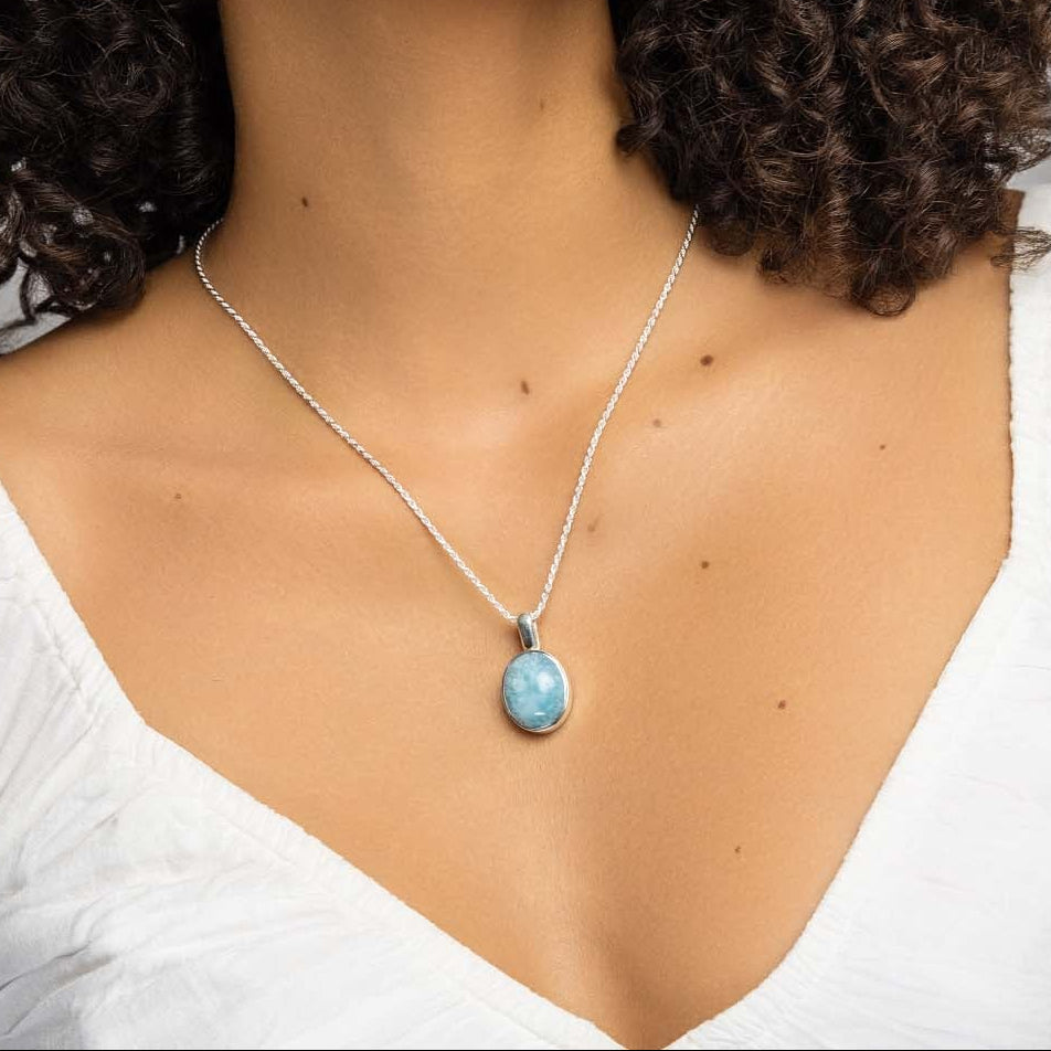 Larimar Pendant Harlo