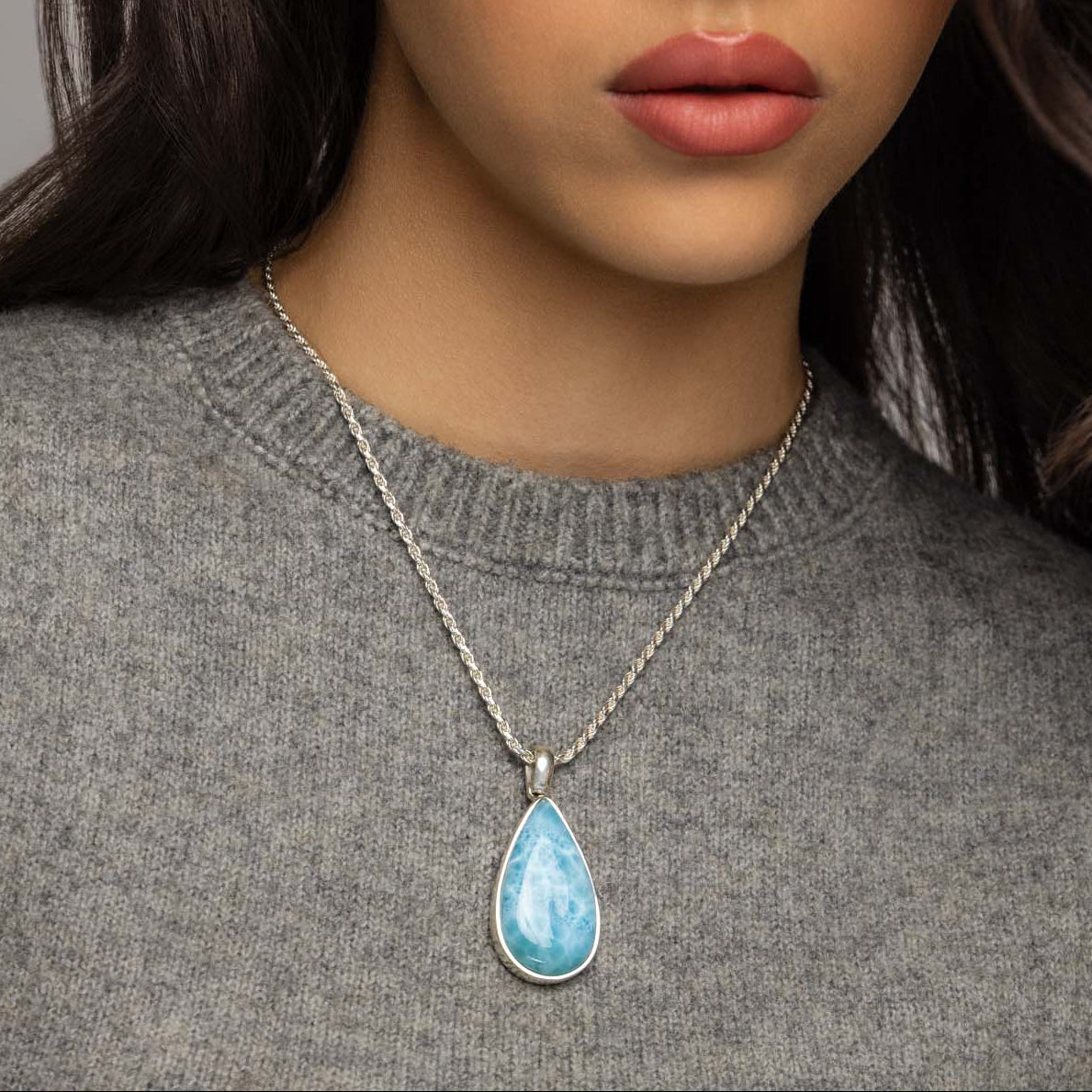 Larimar Pendant Kendra