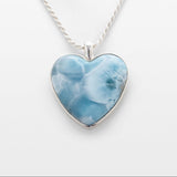 Larimar Heart Pendant Kiana