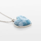 Larimar Heart Pendant Kiana