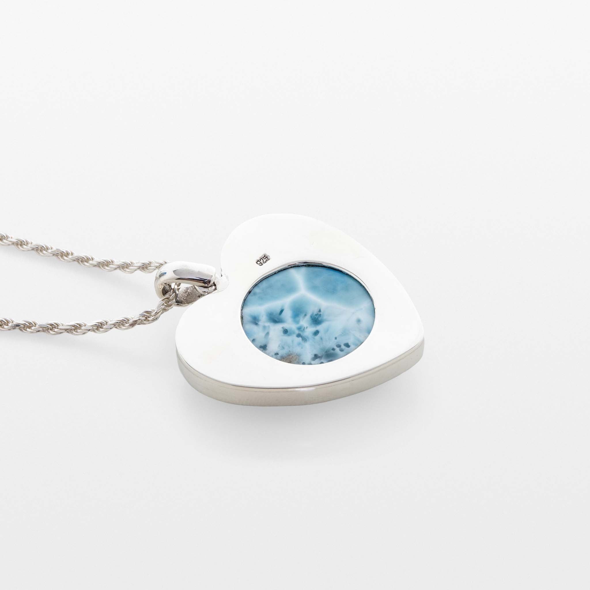 Larimar Heart Pendant Kiana