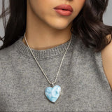 Larimar Heart Pendant Kiana