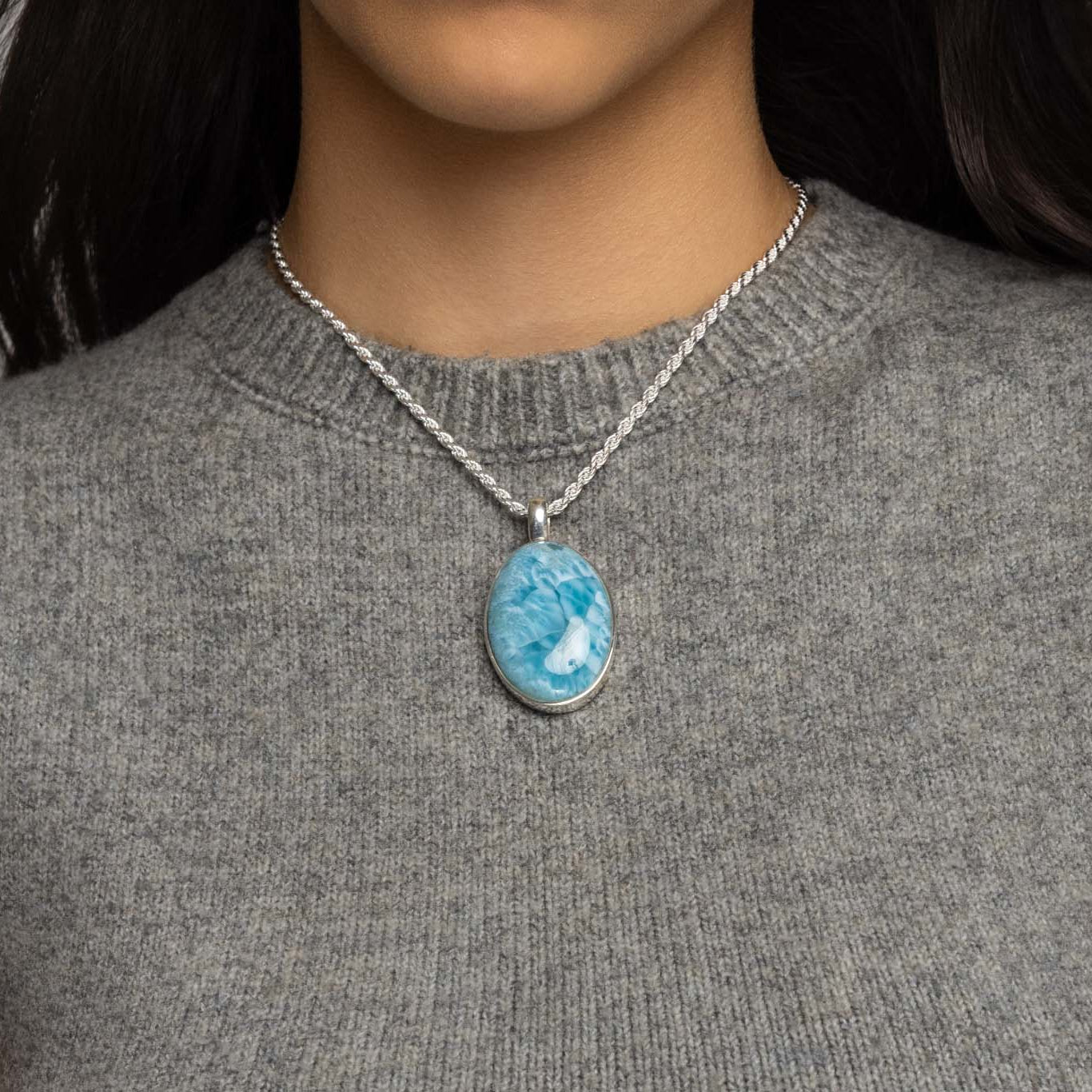 Larimar Pendant Kora