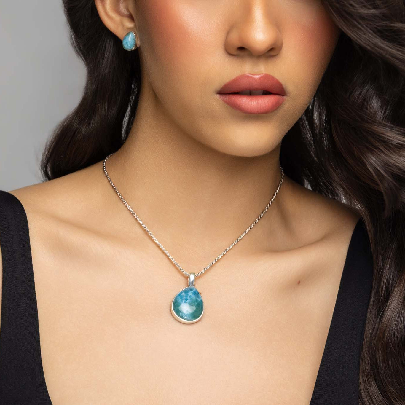 Larimar Pendant Mina
