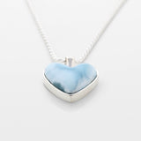 Larimar Heart Pendant Tamara