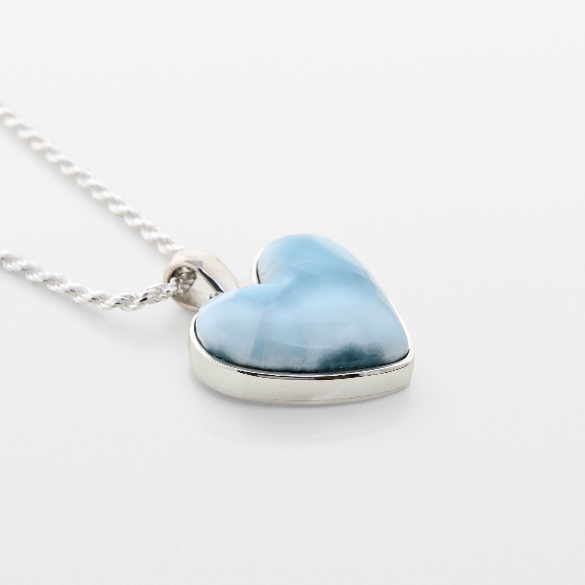 Larimar Heart Pendant Tamara