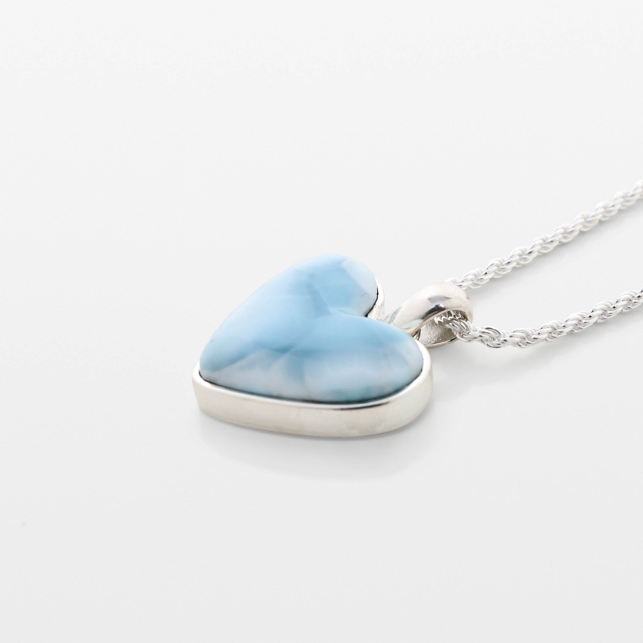 Larimar Heart Pendant Tamara