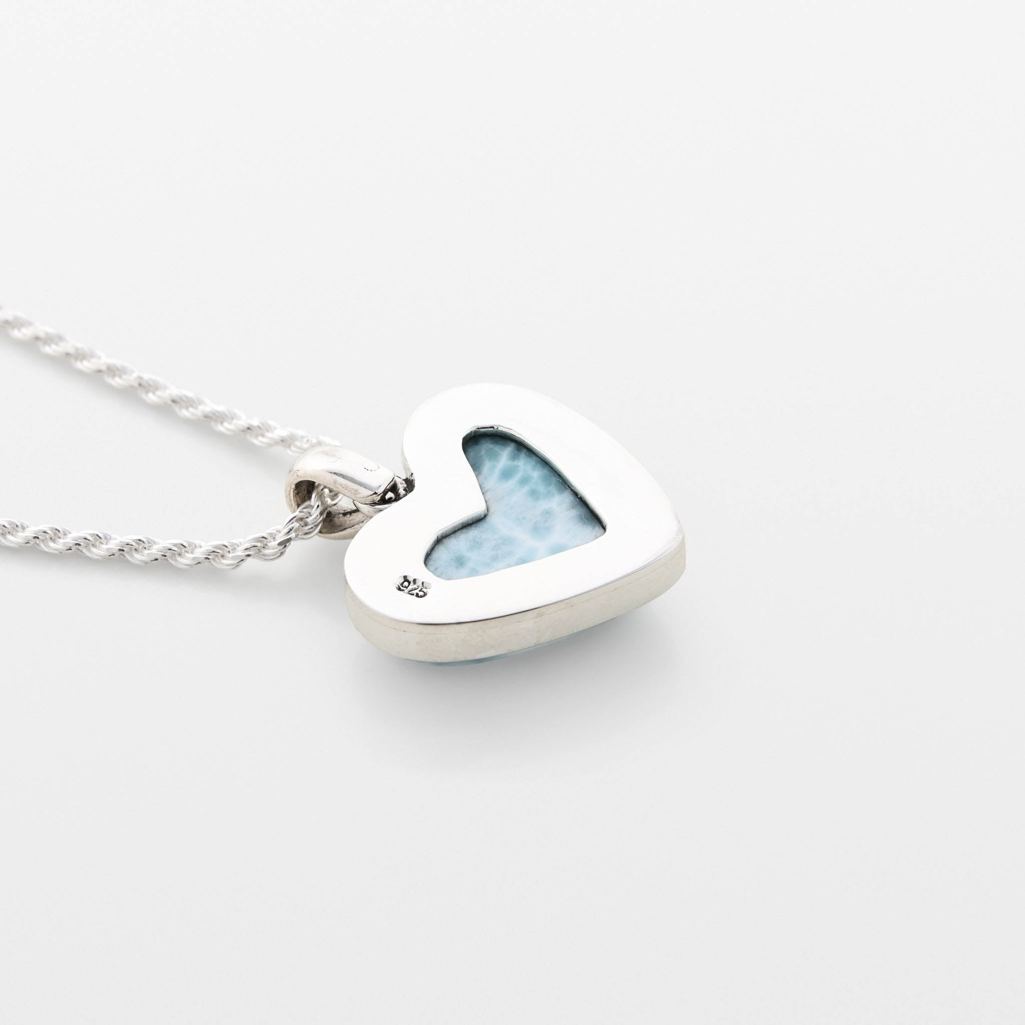 Larimar Heart Pendant Tamara