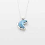 Larimar Moon Pendant Lydia