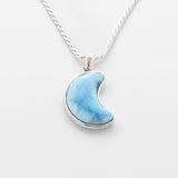 Larimar Moon Pendant Melody