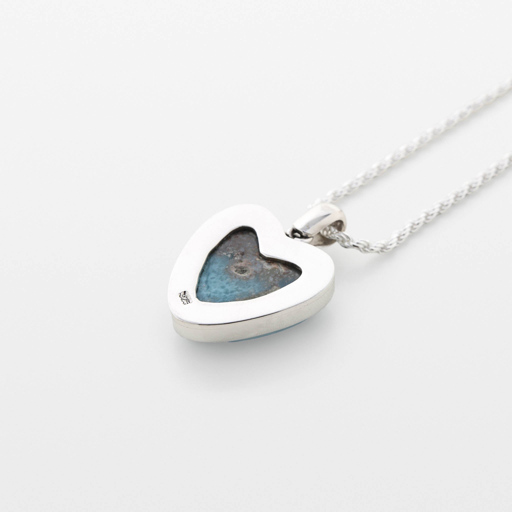 Larimar Heart Pendant Mia
