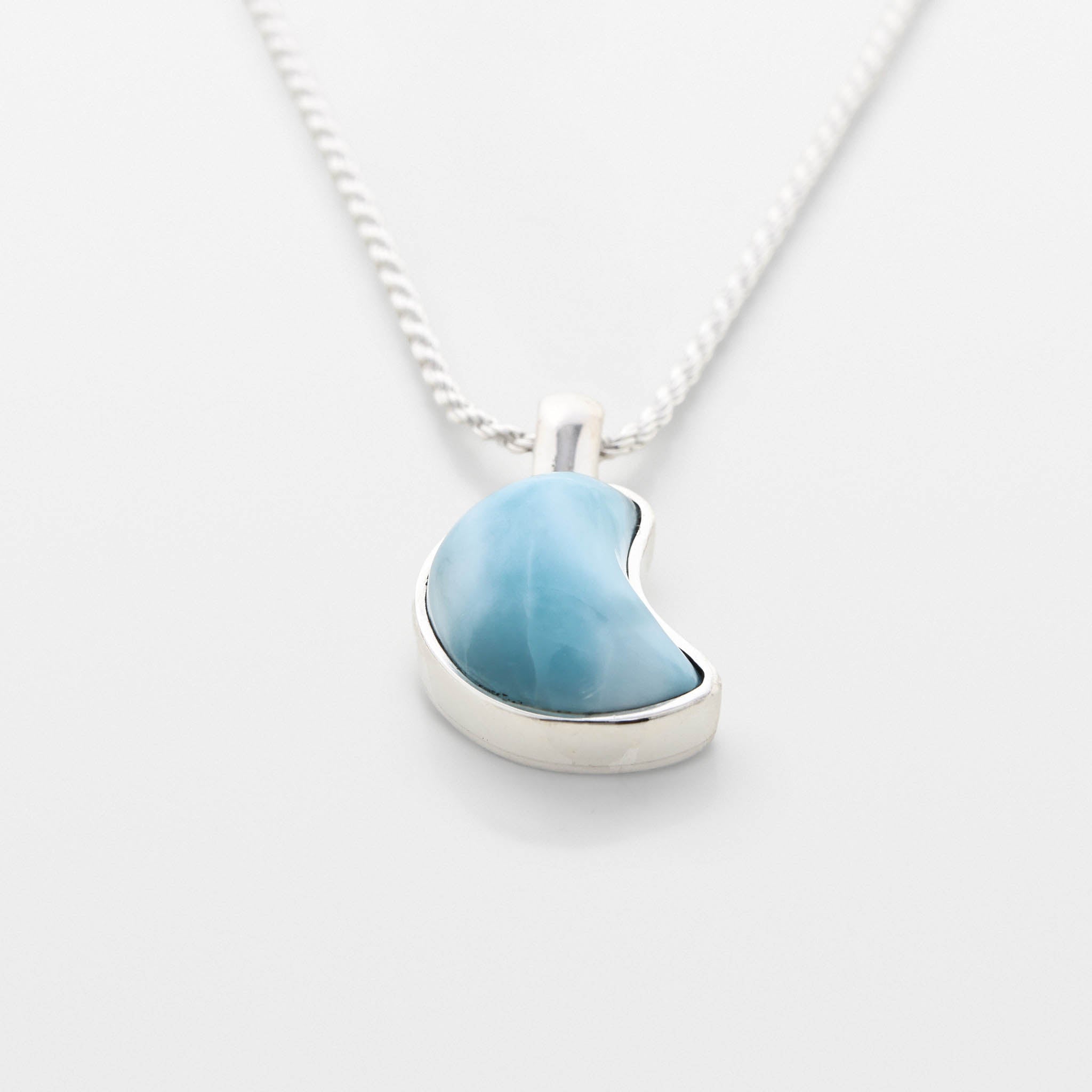 Larimar Moon Pendant Tala