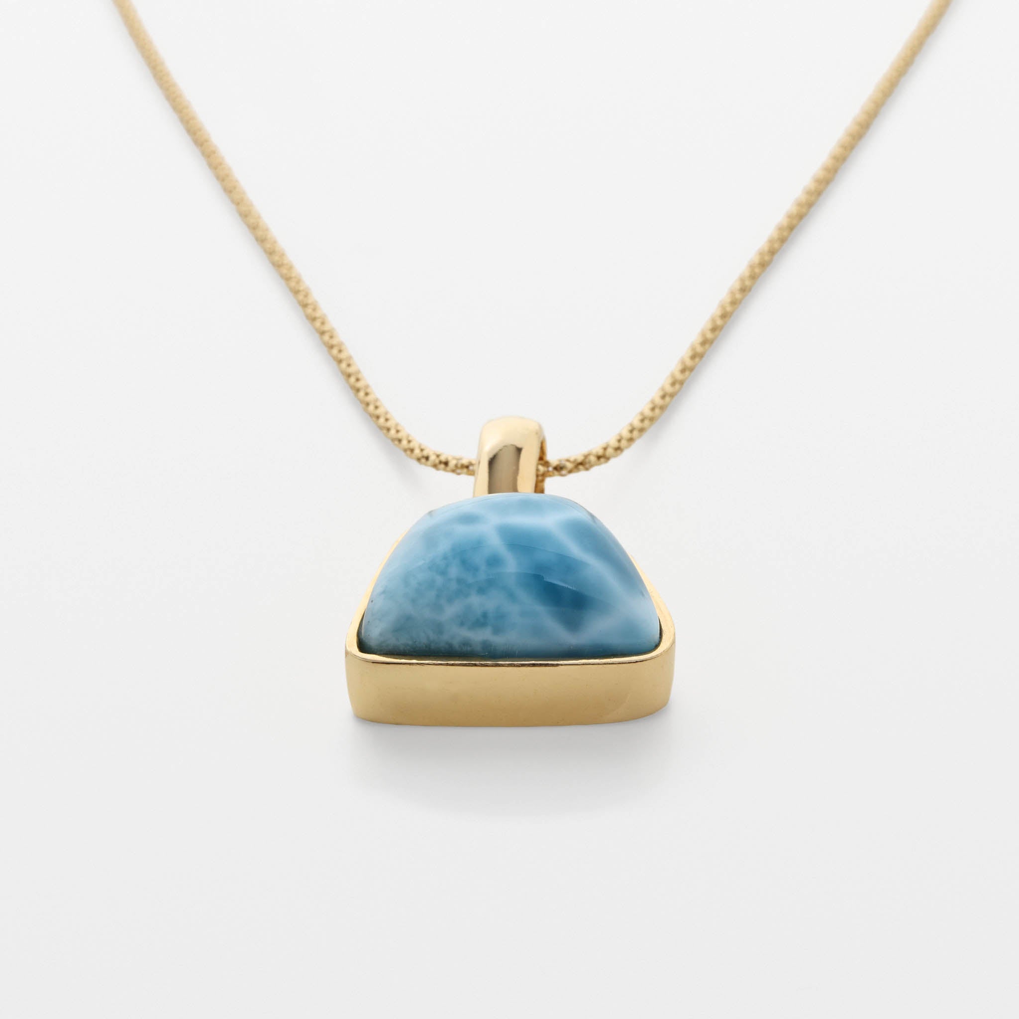 Larimar Gold Vermeil Pendant Xandra