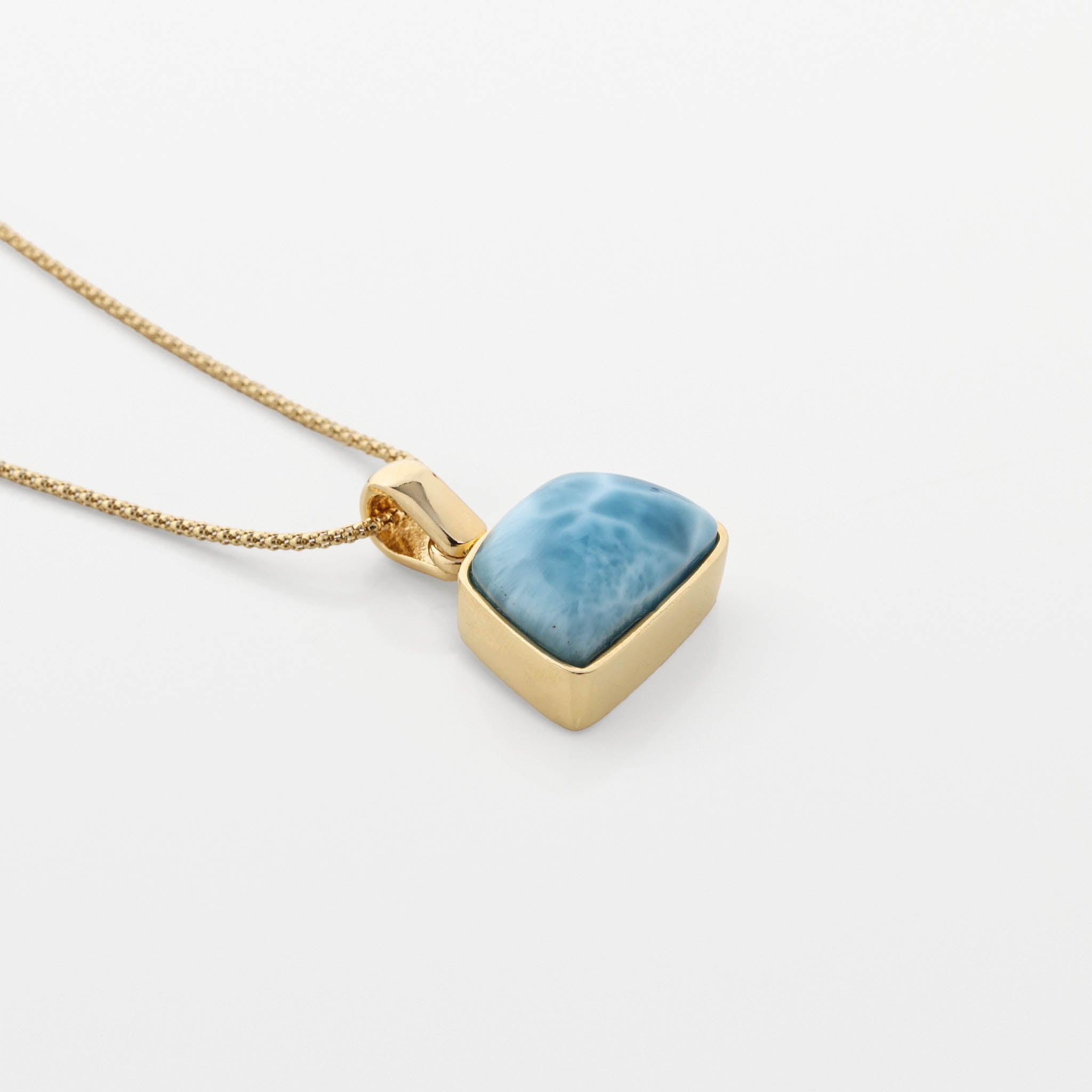 Larimar Gold Vermeil Pendant Xandra