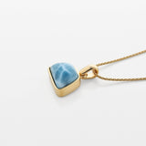 Larimar Gold Vermeil Pendant Xandra