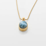 Larimar Gold Vermeil Pendant Xia