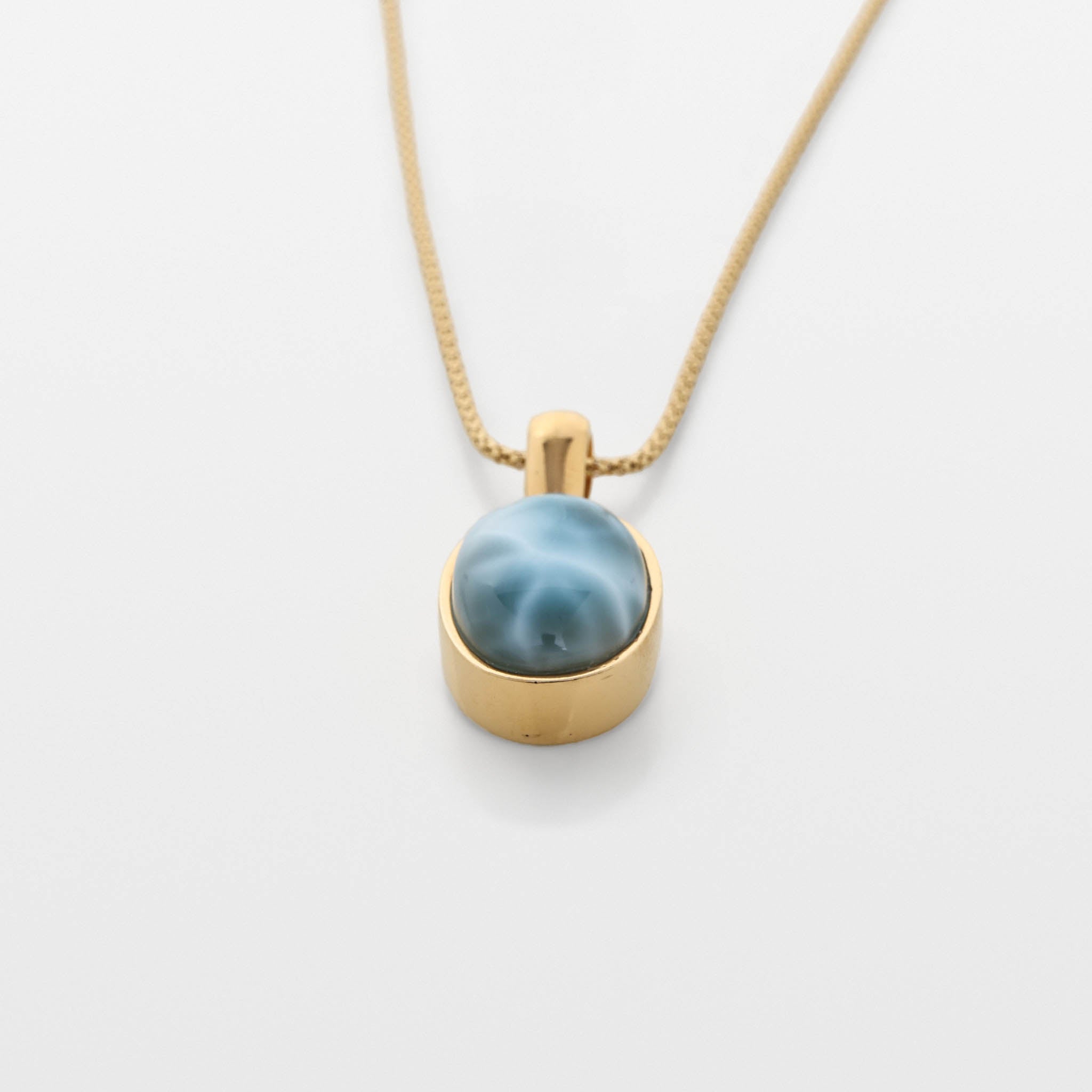 Larimar Gold Vermeil Pendant Xia