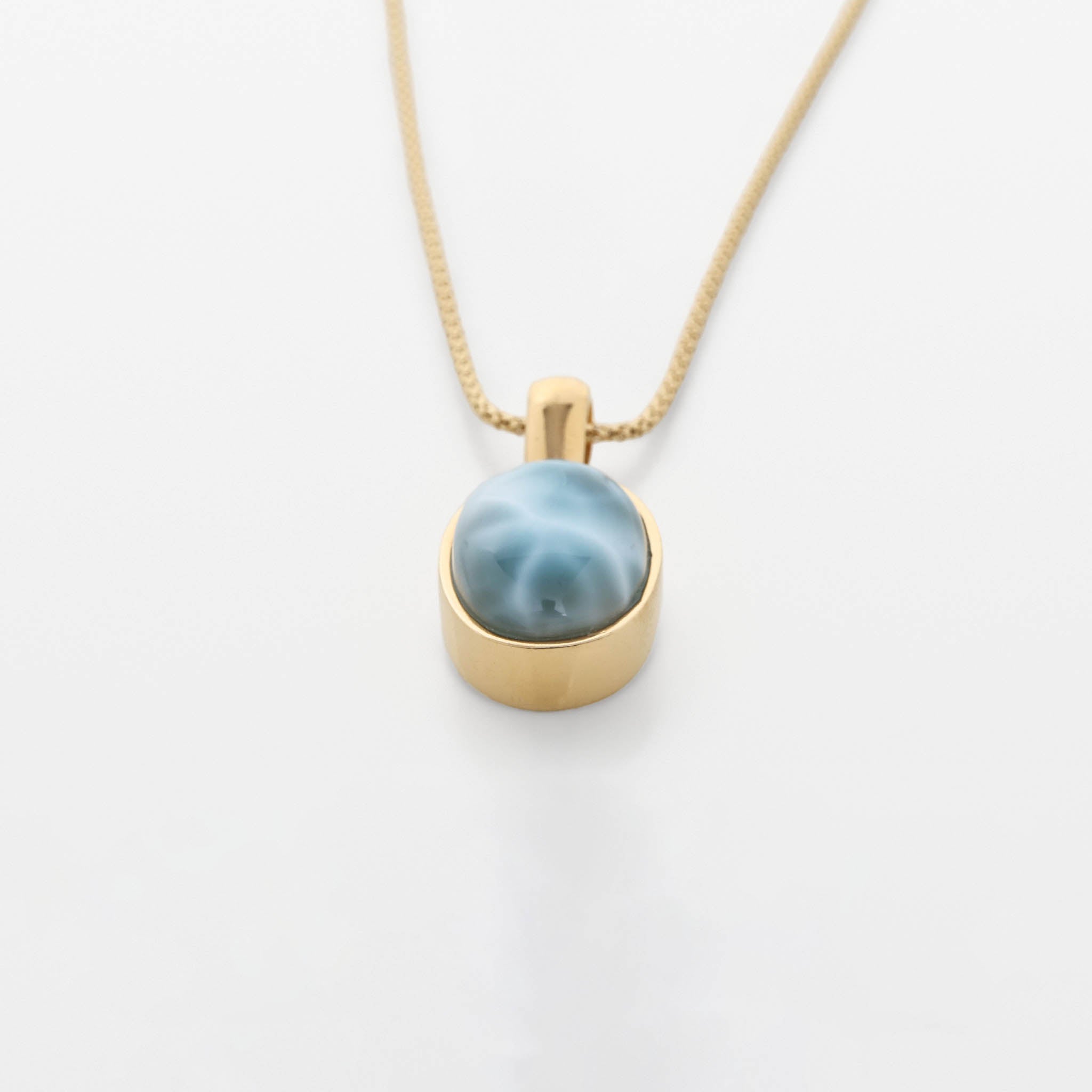 Larimar Gold Vermeil Pendant Xia