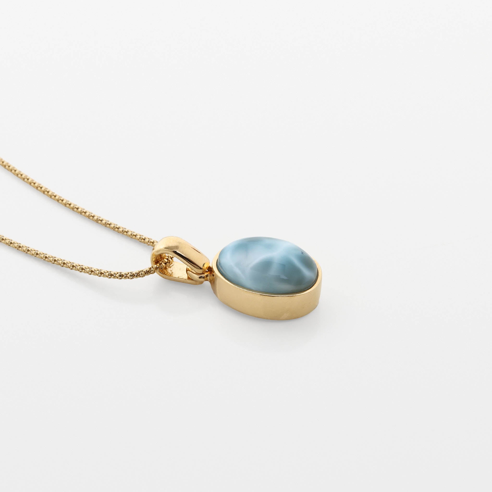 Larimar Gold Vermeil Pendant Xia