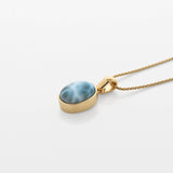 Larimar Gold Vermeil Pendant Xia