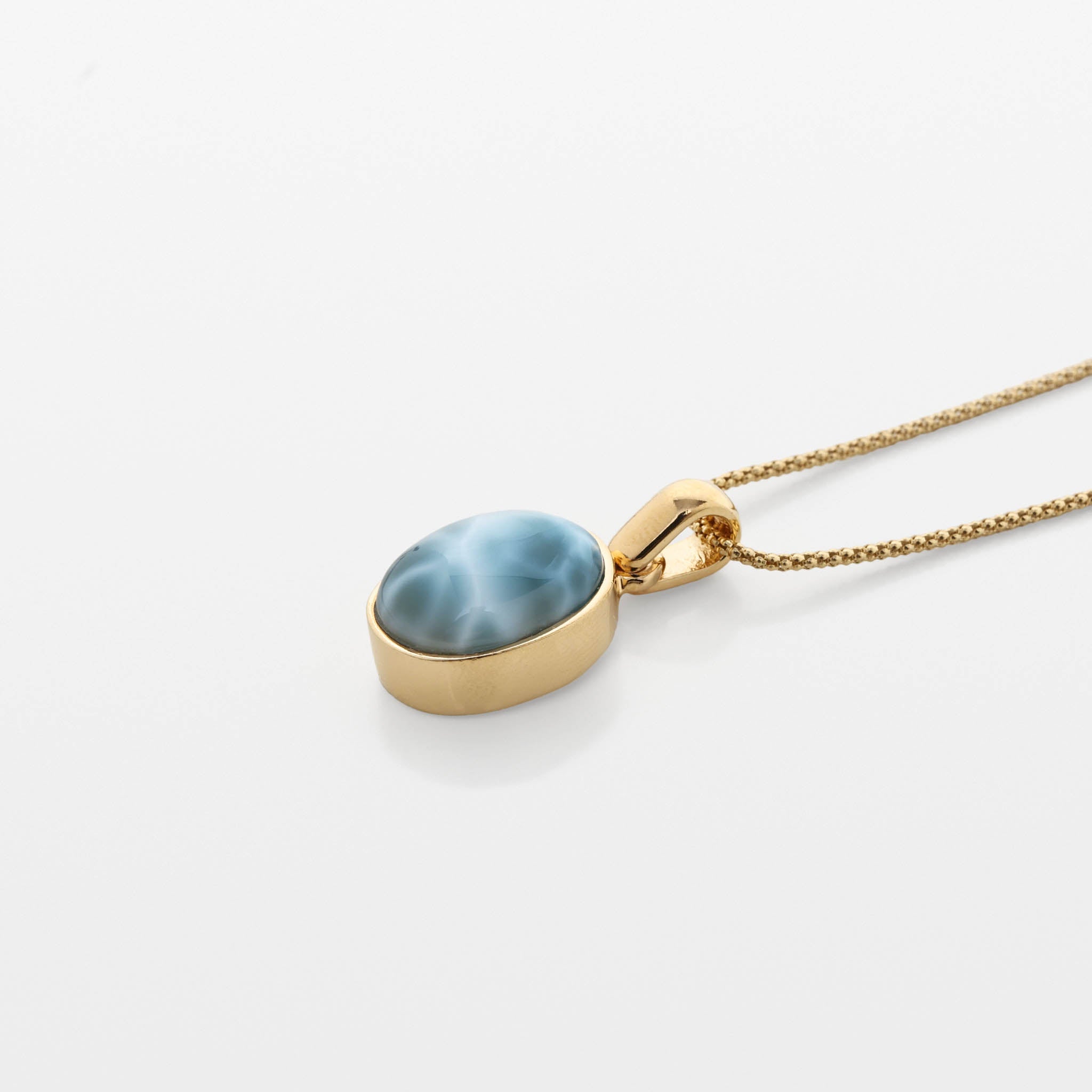 Larimar Gold Vermeil Pendant Xia