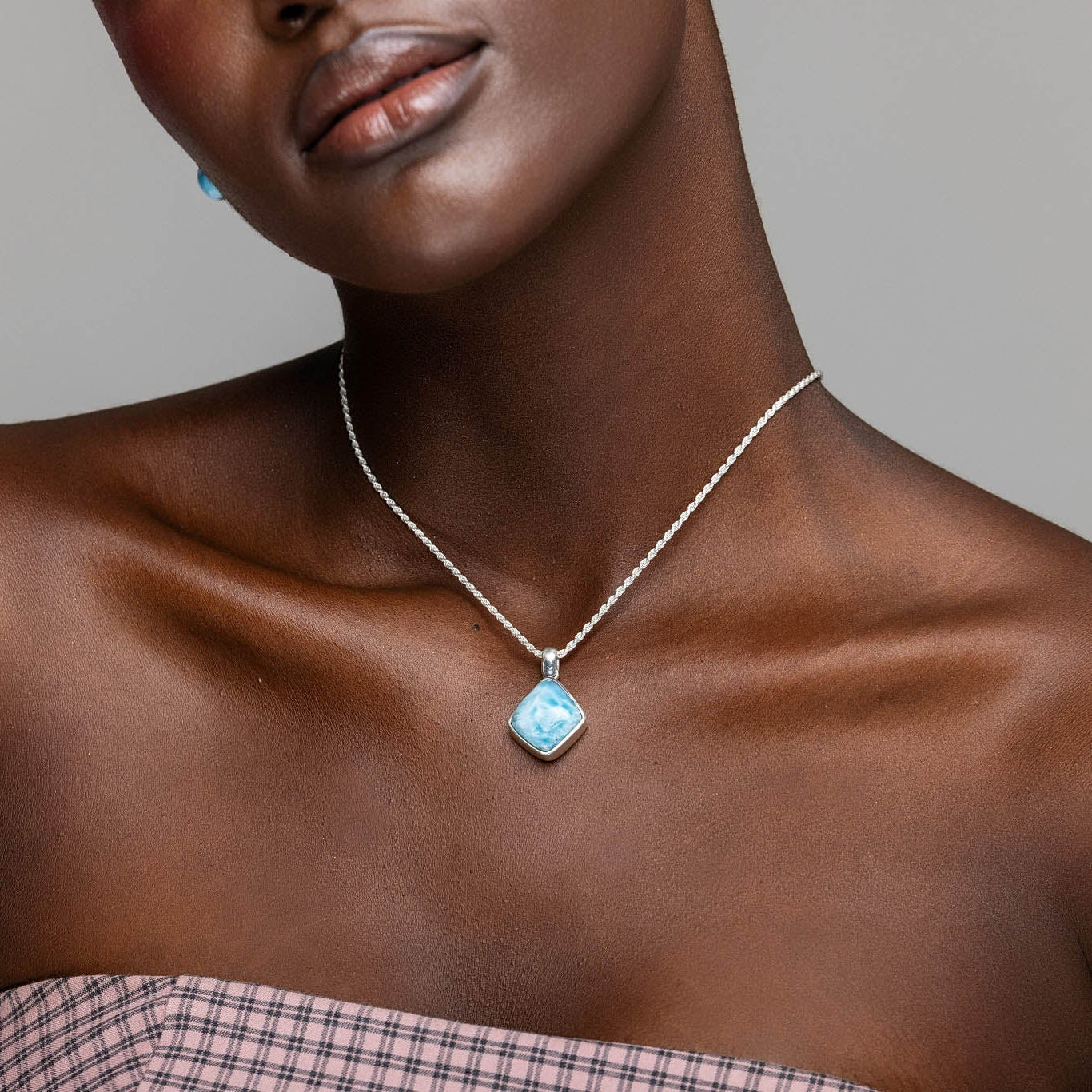 Larimar Pendant Madeline