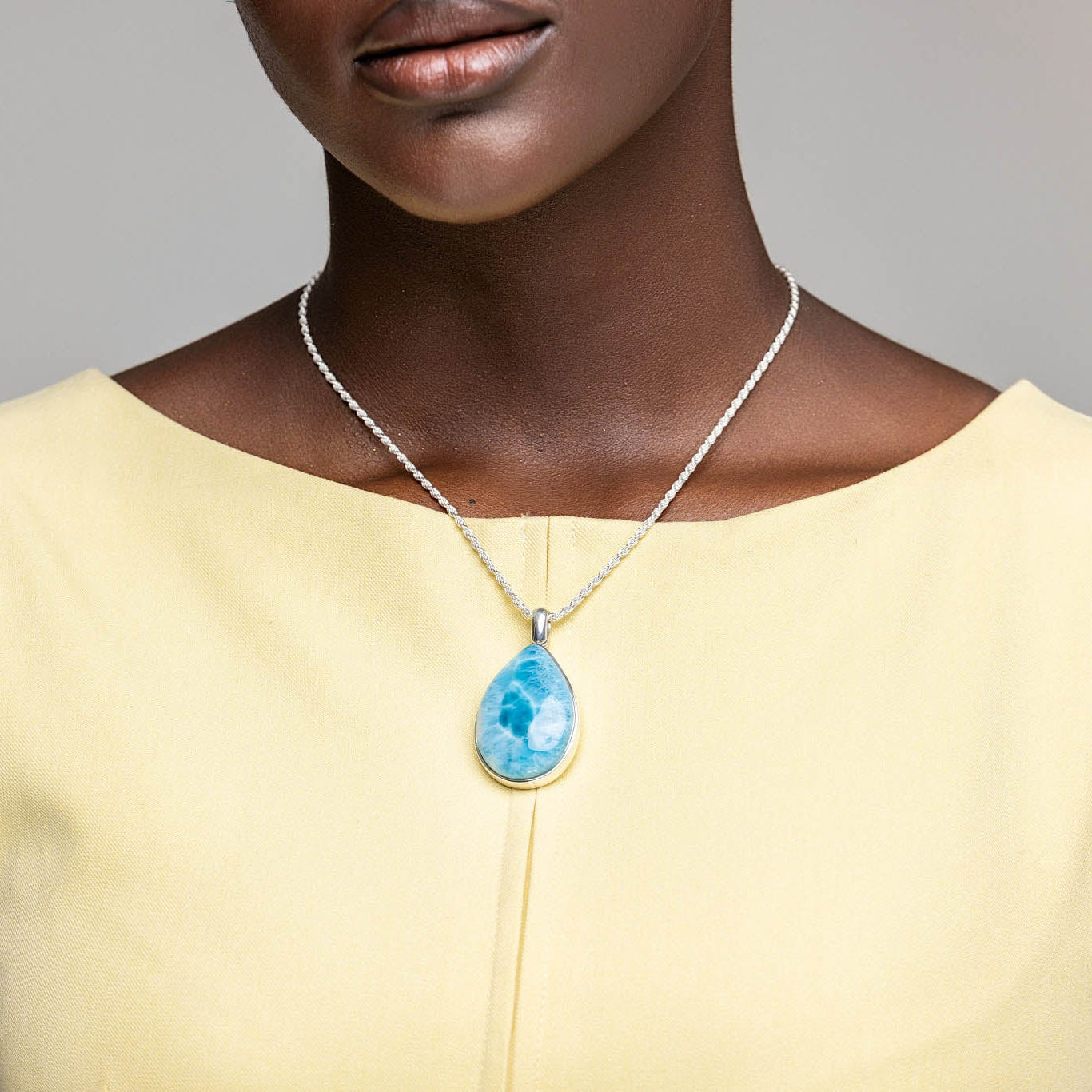 Larimar Pendant Valentina