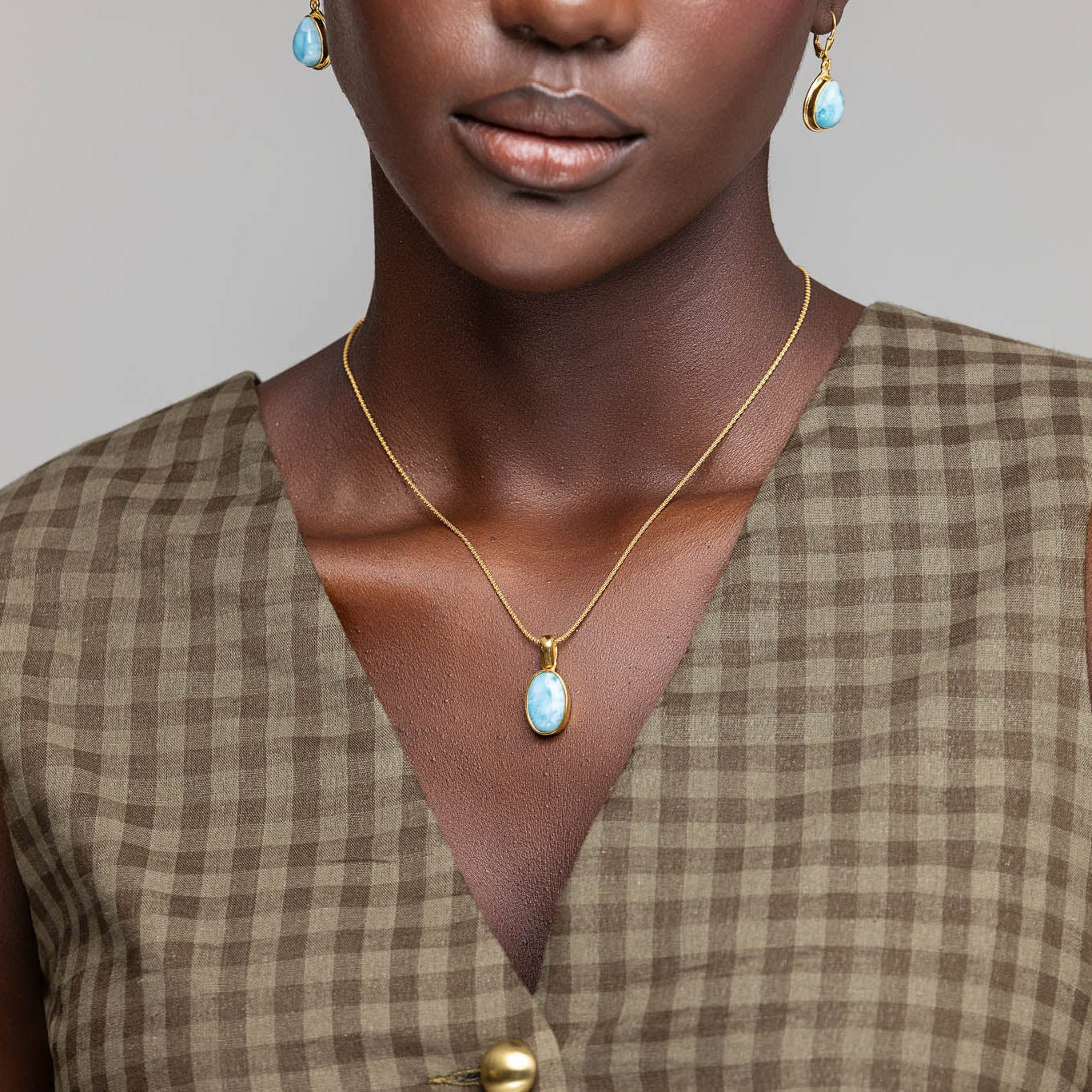 Larimar Pendant Xara