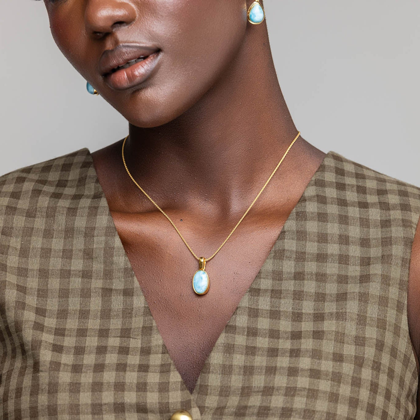 Larimar Pendant Xara