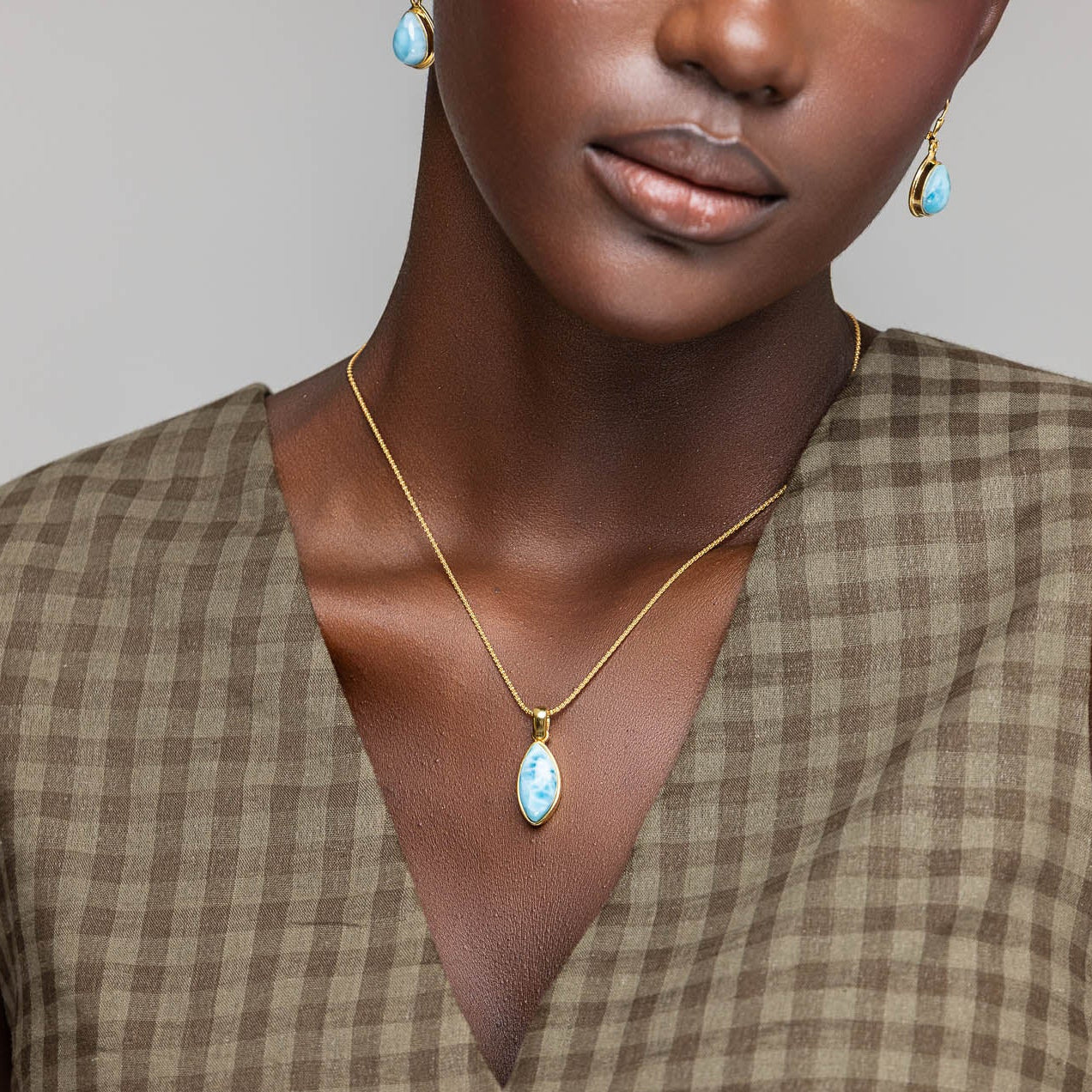 Larimar Pendant Xyla