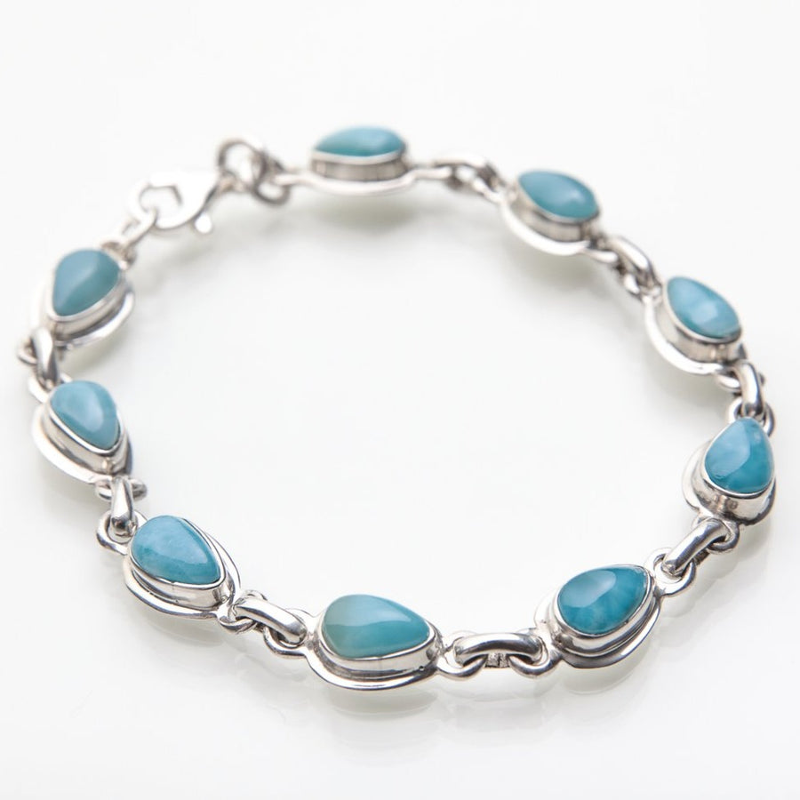 Teardrop Larimar Bracelet
