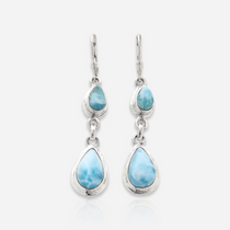Larimar Earrings Lovingly