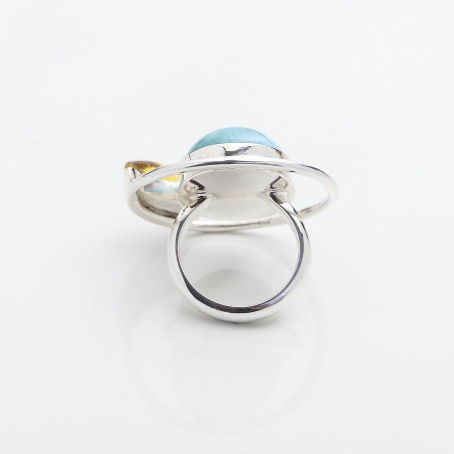 Larimar Amber Ring, Isleña