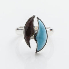 Larimar Amber Ring, Jaiba