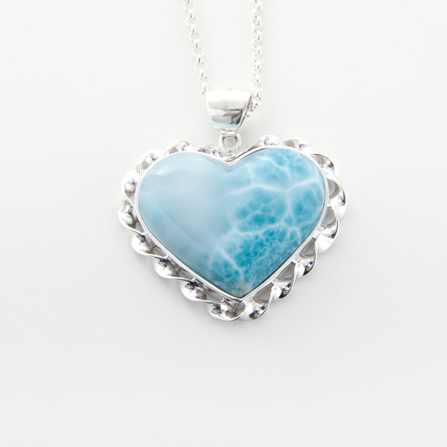 Larimar Heart Pendant, Tate